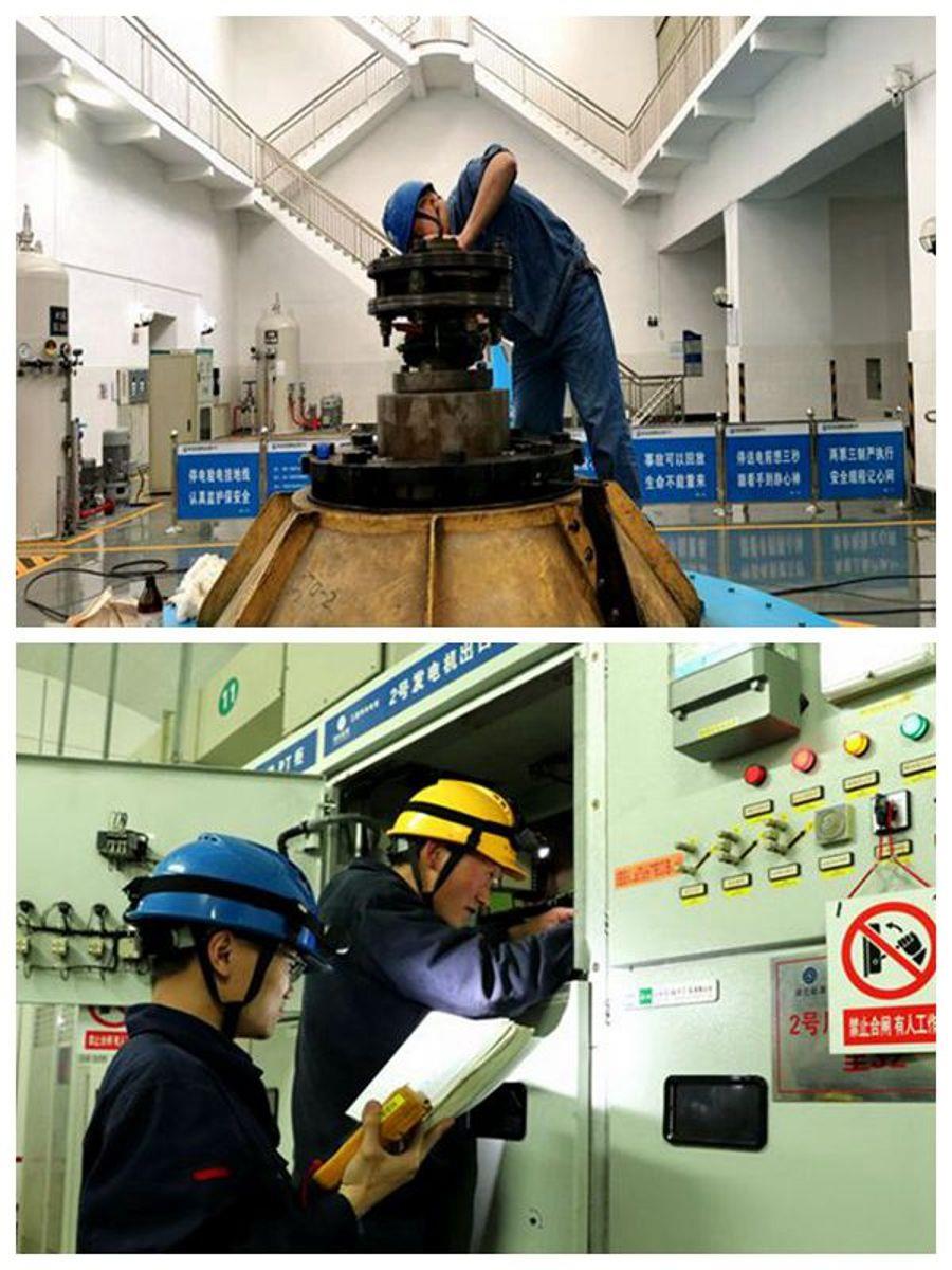 漢江能源公司機組春修春試檢修現場（攝影：蔡長勝）